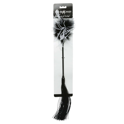 Sex and Mischief Whip and Tickler - Black | 646709760274 | Available at EroticWarehouse.com