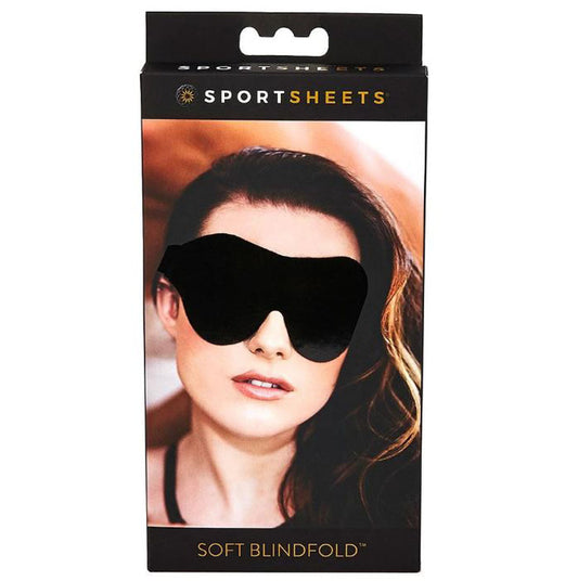 Soft Blindfold - Black | 646709930400 | Available at EroticWarehouse.com