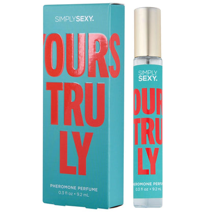 Simply Sexy Pheromone Perfume Yours Truly 0.3 Oz | 638258904322 | Available at EroticWarehouse.com