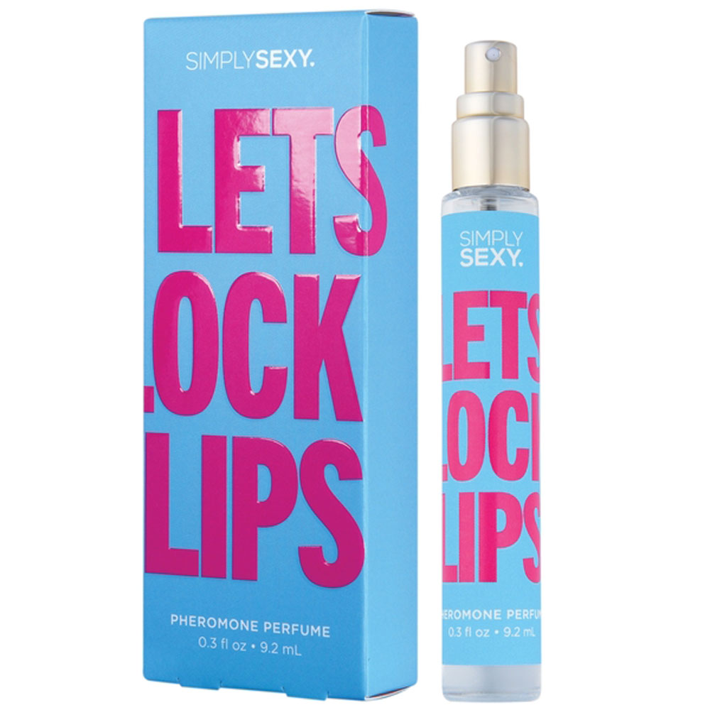 Simply Sexy Pheromone Perfume Lets Lock Lips 0.3 Oz | 638258904346 | Available at EroticWarehouse.com