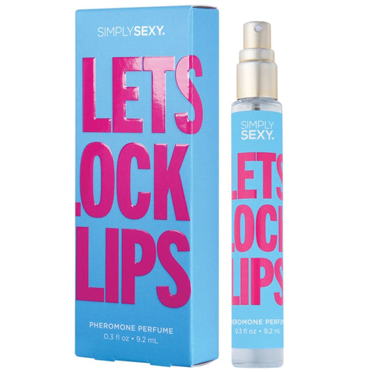 Simply Sexy Pheromone Perfume Lets Lock Lips 0.3 Oz | 638258904346 | Available at EroticWarehouse.com