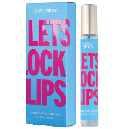 Simply Sexy Pheromone Perfume Lets Lock Lips 0.3 Oz | 638258904346 | Available at EroticWarehouse.com