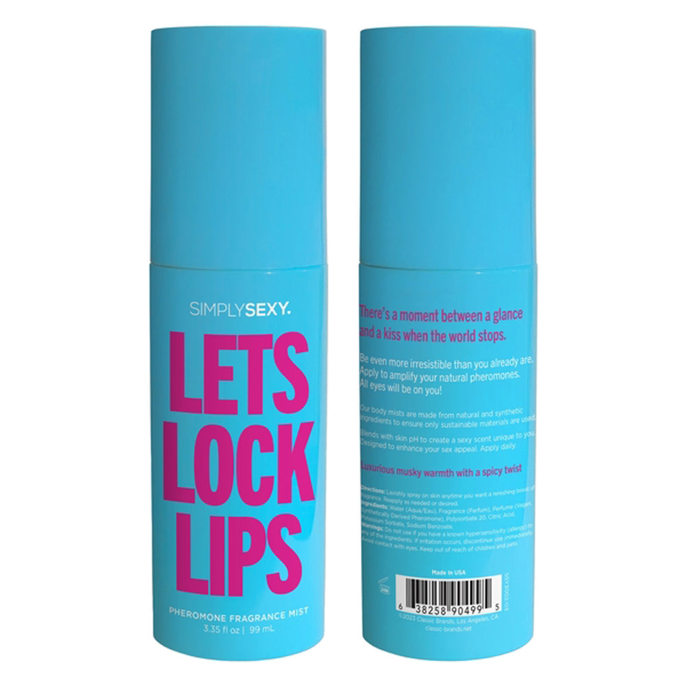 Lets Lock Lips - Pheromone Fragrance Mists 3.35 Oz | 638258904995 | Available at EroticWarehouse.com