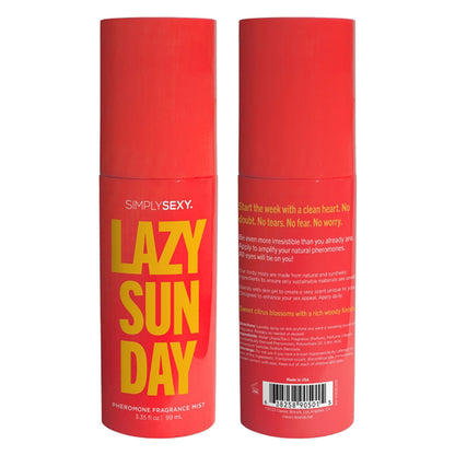 Lazy Sunday - Pheromone Fragrance Mists 3.35 Oz | 638258905015 | Available at EroticWarehouse.com