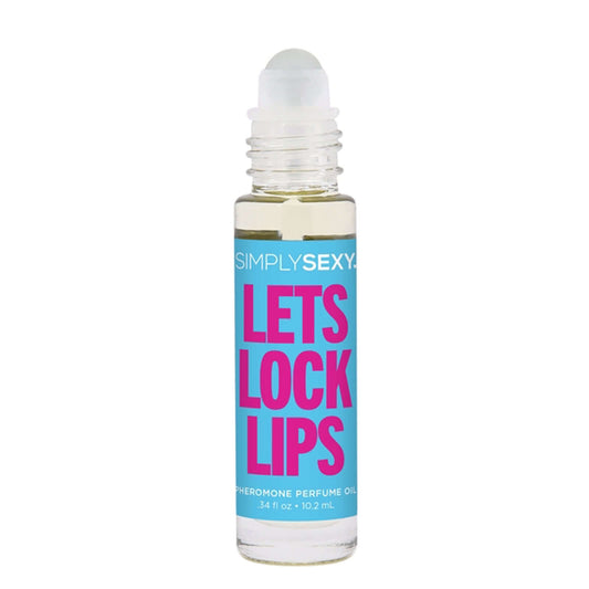 Simply Sexy Pheromone Perfume Oil Lets Lock Lips Roll on .34 Oz | 638258905510 | Available at EroticWarehouse.com