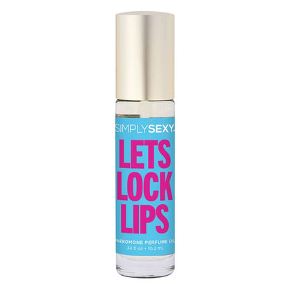 Simply Sexy Pheromone Perfume Oil Lets Lock Lips Roll on .34 Oz | 638258905510 | Available at EroticWarehouse.com