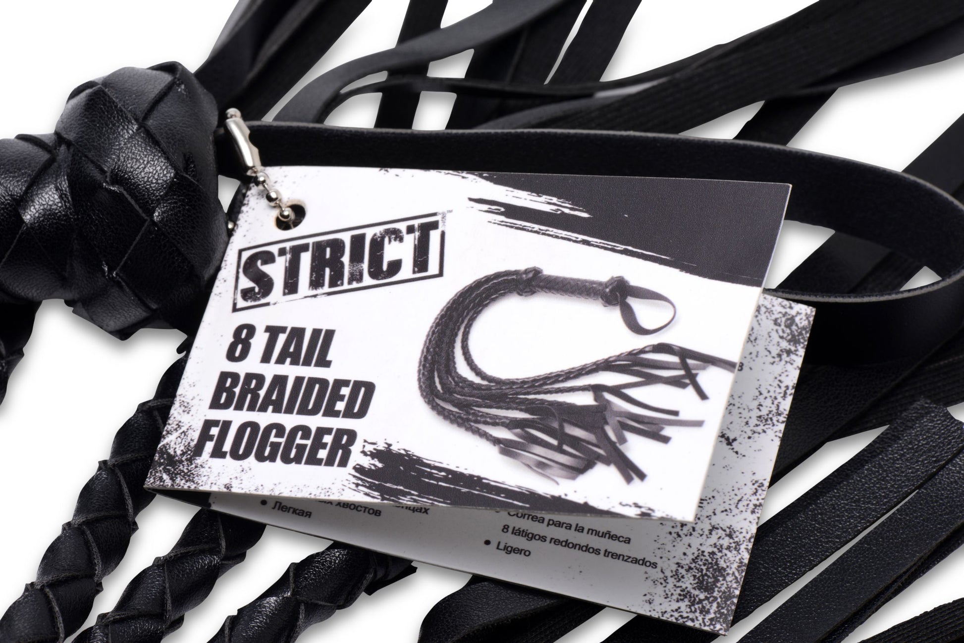 8 Tail Braided Flogger | 848518023926 | Available at EroticWarehouse.com