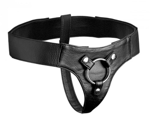 Domina Adjustable Wide Band Strap on Harness | 848518015389 | Available at EroticWarehouse.com