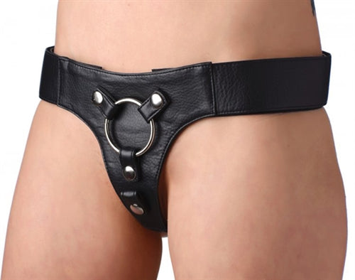 Domina Adjustable Wide Band Strap on Harness | 848518015389 | Available at EroticWarehouse.com
