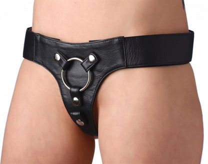 Domina Adjustable Wide Band Strap on Harness | 848518015389 | Available at EroticWarehouse.com