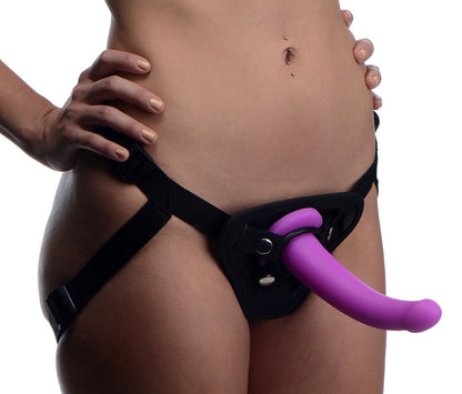Navigator Silicone G-Spot Dildo With Harness | 848518026095 | Available at EroticWarehouse.com