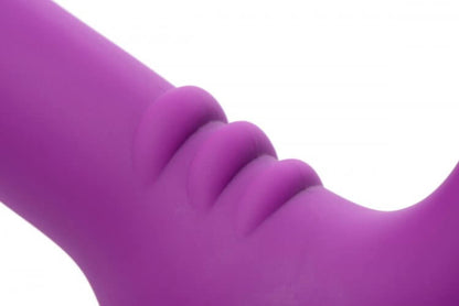 Royal Revolver Vibrating Strapless Strap- on Dildo - Purple | 848518028082 | Available at EroticWarehouse.com