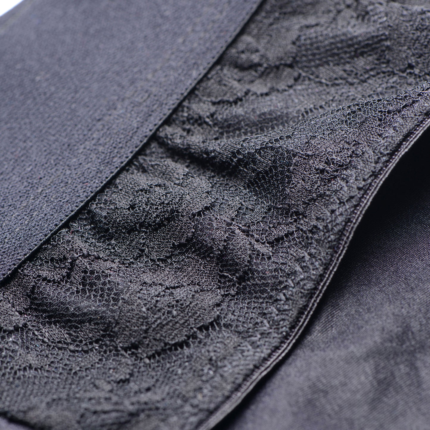 Lace Envy Black Crotchless Panty Harness - L/xl | 848518037534 | Available at EroticWarehouse.com