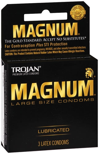 Trojan Magnum - 3 Pack | 022600642039 | Available at EroticWarehouse.com