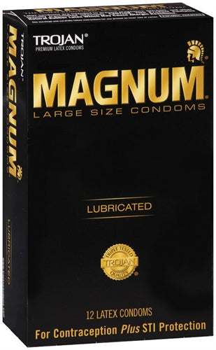 Trojan Magnum - 12 Pack | 022600642145 | Available at EroticWarehouse.com