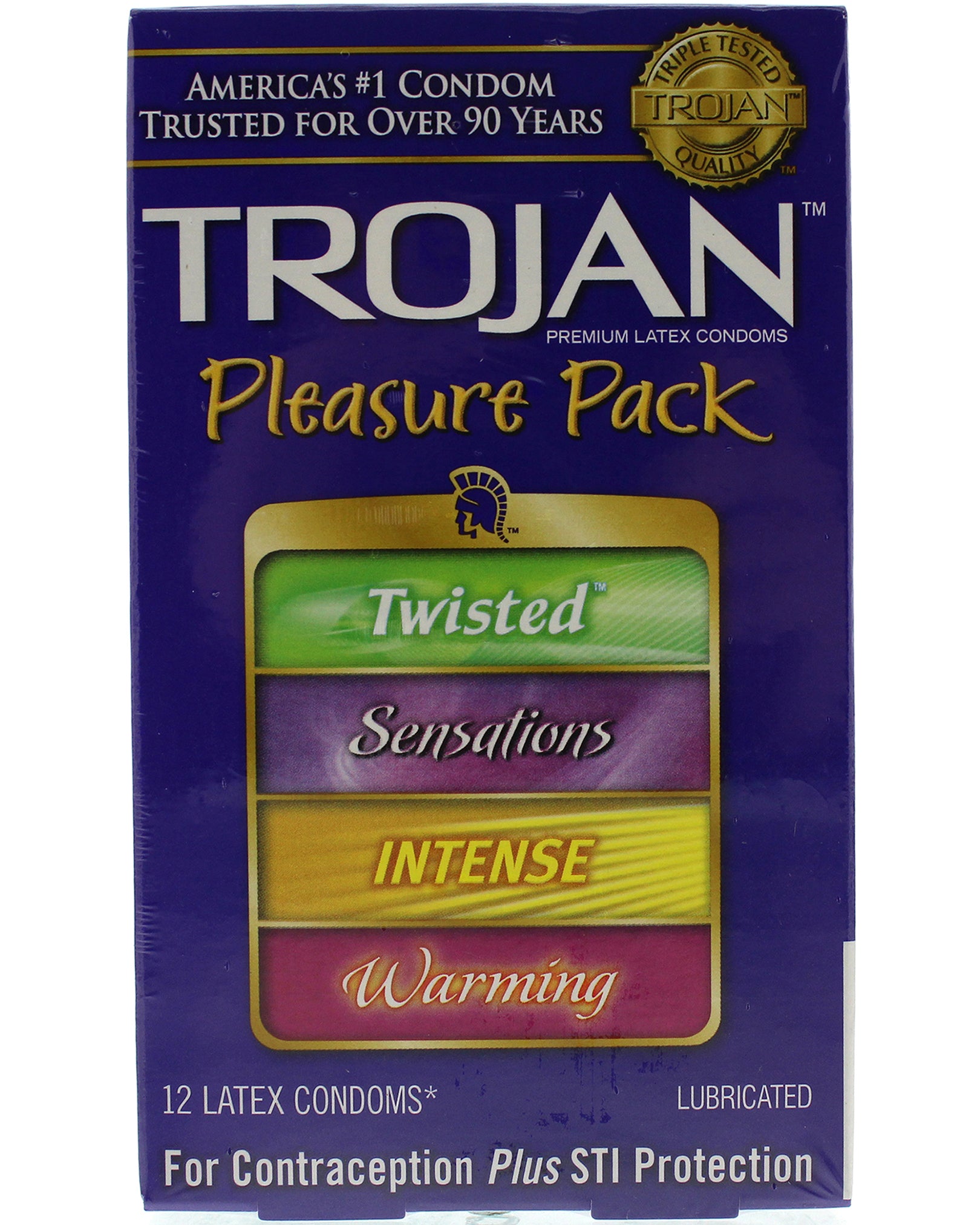Trojan Pleasure Pack - 12 Pack | 022600953029 | Available at EroticWarehouse.com