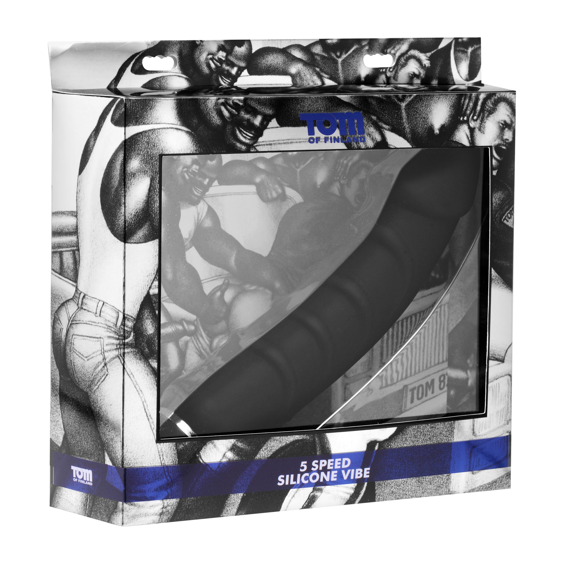 Tom of Finland 5 Speed Silicone Vibe | 848518017703 | Available at EroticWarehouse.com