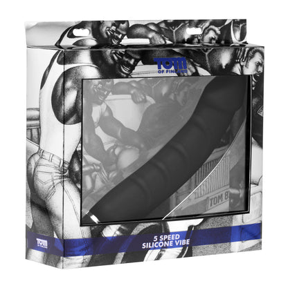 Tom of Finland 5 Speed Silicone Vibe | 848518017703 | Available at EroticWarehouse.com