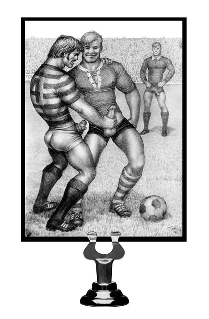 Tom of Finland Silicone Cock Ring With 3 Weighted Balls | 848518019325 | Available at EroticWarehouse.com