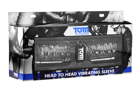 Tom of Finland Head to Head Vibrating Sleeve | 848518019103 | Available at EroticWarehouse.com