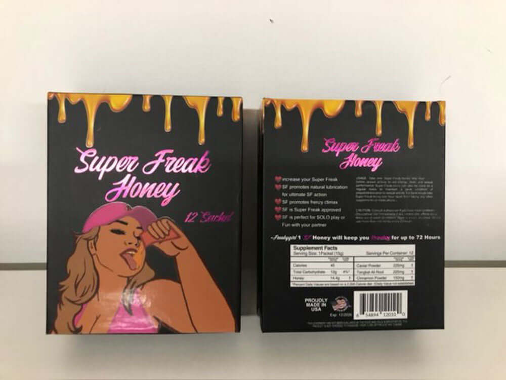 Super Freak Love Honey for Women 12 Pack | 654894120100 | Available at EroticWarehouse.com