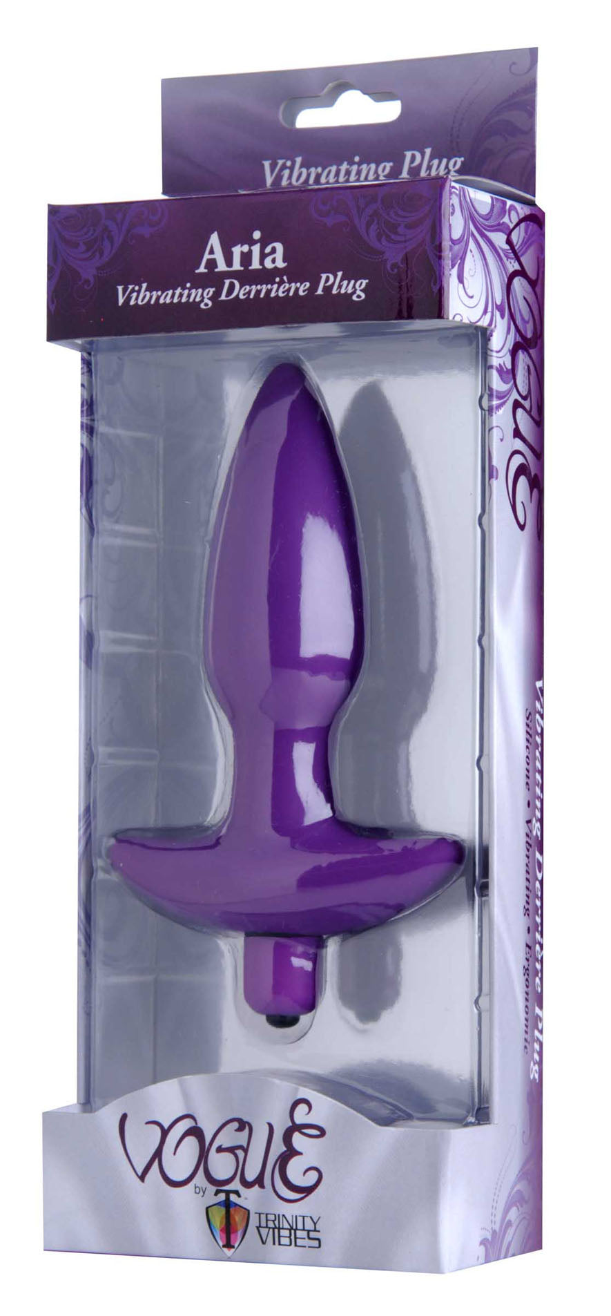 Aria Vibrating Silicone Anal Plug - Medium | 848518007988 | Available at EroticWarehouse.com