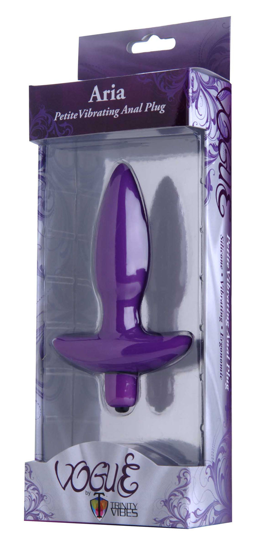 Aria Vibrating Silicone Anal Plug - Small | 848518007971 | Available at EroticWarehouse.com