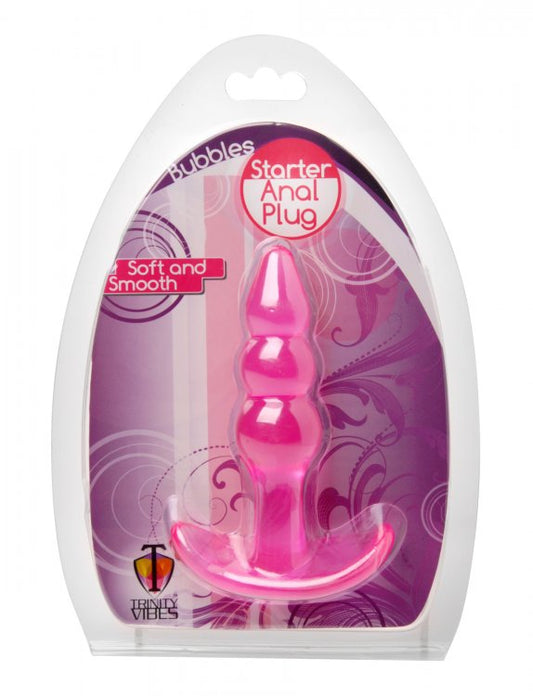 Bubbles Bumpy Starter Anal Plug - Pink | 848518015426 | Available at EroticWarehouse.com