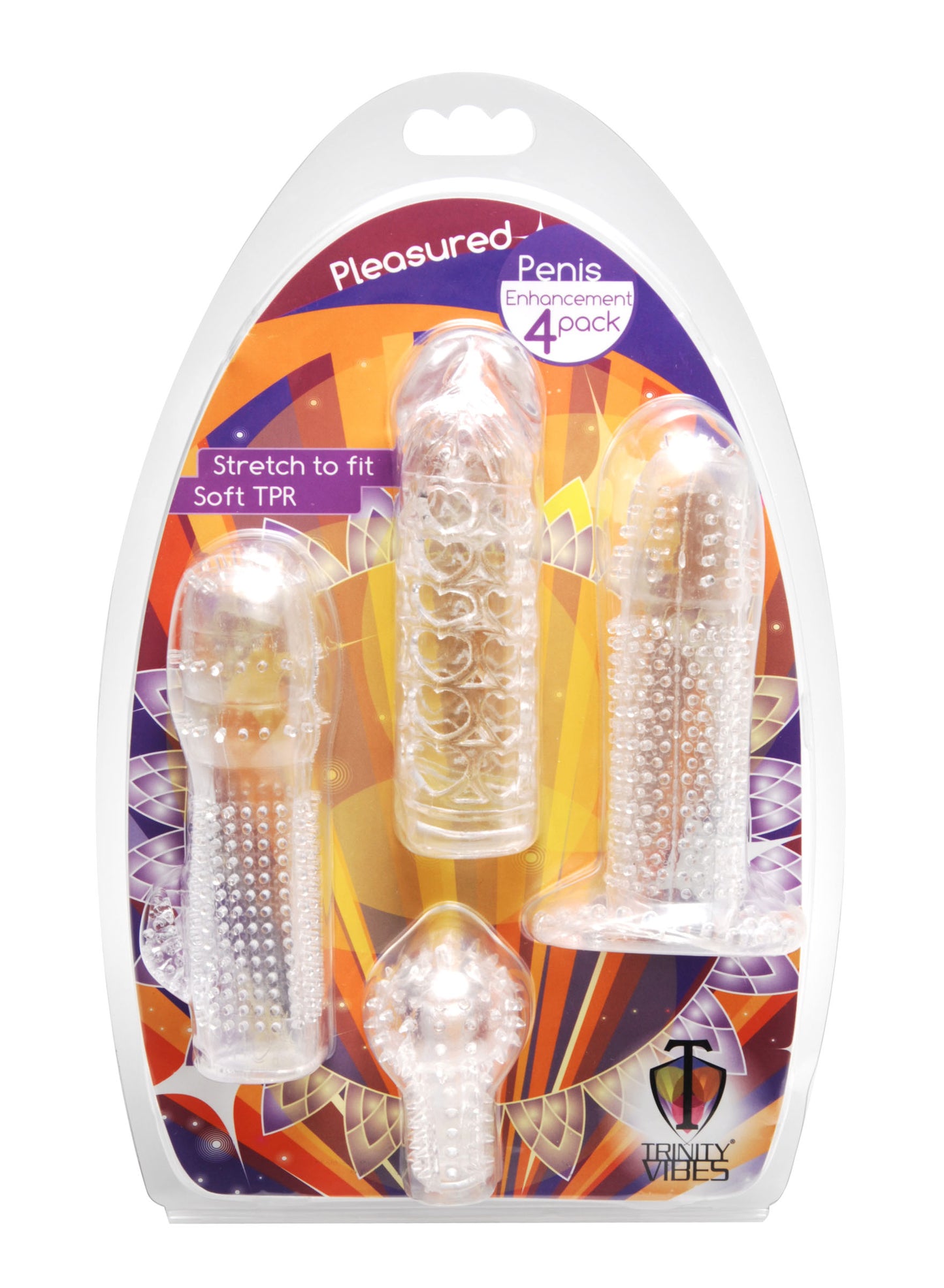 Pleasure Penis Enhancement 4 Pack | 848518020352 | Available at EroticWarehouse.com