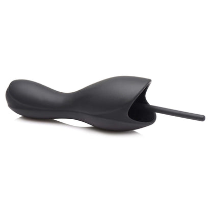 10x Vibrating Penis Head Teaser With Urethral Sounds - Black | 848518046130 | Available at EroticWarehouse.com