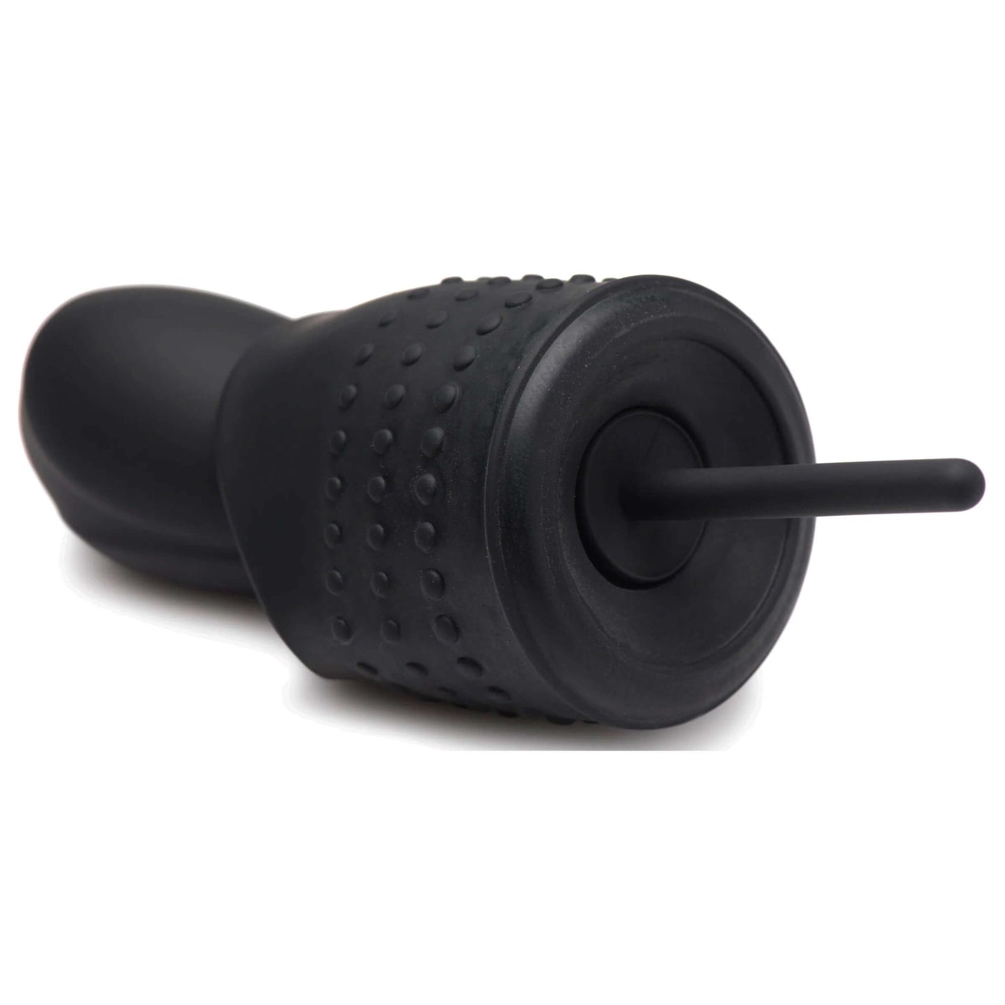 10x Vibrating Penis Head Teaser With Urethral Sounds - Black | 848518046130 | Available at EroticWarehouse.com