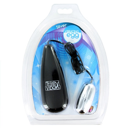 Silver Vibrating Egg | 811847011377 | Available at EroticWarehouse.com