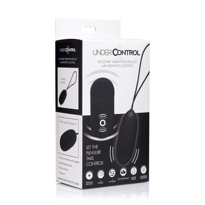 Silicone Vibrating Bullet With Remote Control | 848518032553 | Available at EroticWarehouse.com