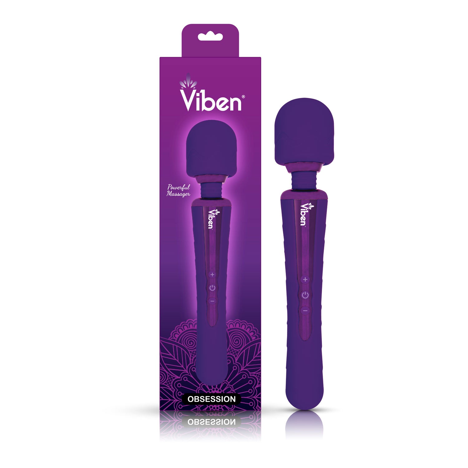 Obsession - Intense Wand Massager - Violet | 850018691130 | Available at EroticWarehouse.com