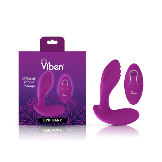 Epiphany - Berry - Rollerball Clitoral Massager | 850018691031 | Available at EroticWarehouse.com