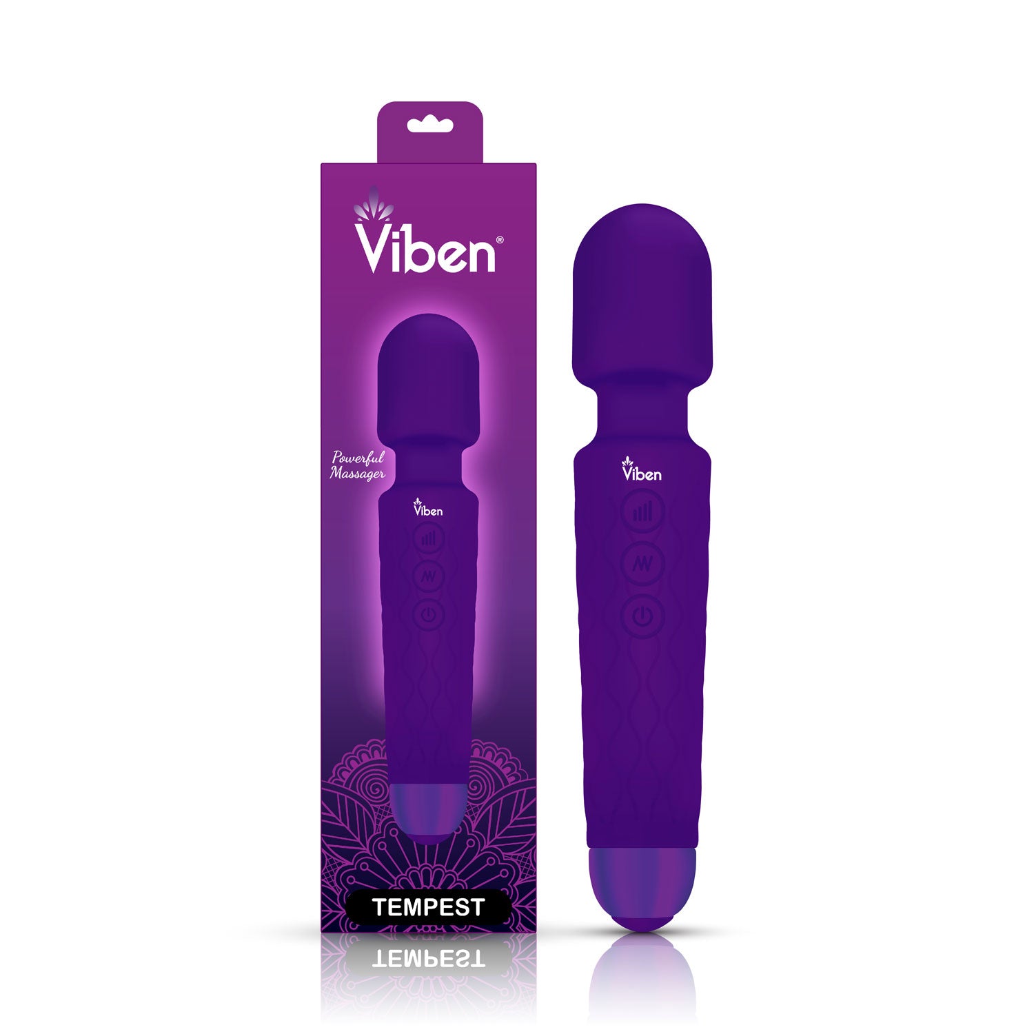 Tempest - Intense Wand Massager - Violet | 850018691048 | Available at EroticWarehouse.com