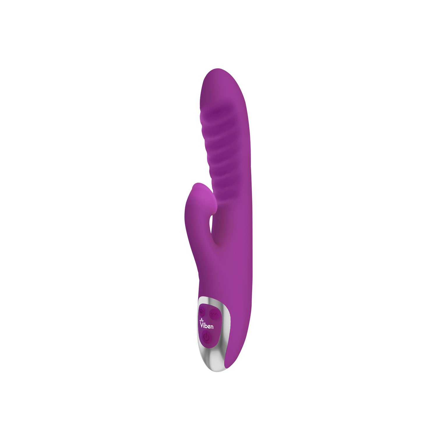 Frenzy - Rabbit Vibe With Clitoral Suction - Berry | 850018691086 | Available at EroticWarehouse.com