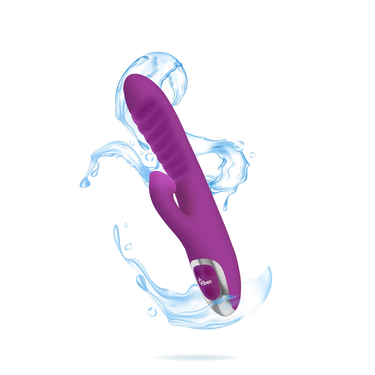 Frenzy - Rabbit Vibe With Clitoral Suction - Berry | 850018691086 | Available at EroticWarehouse.com