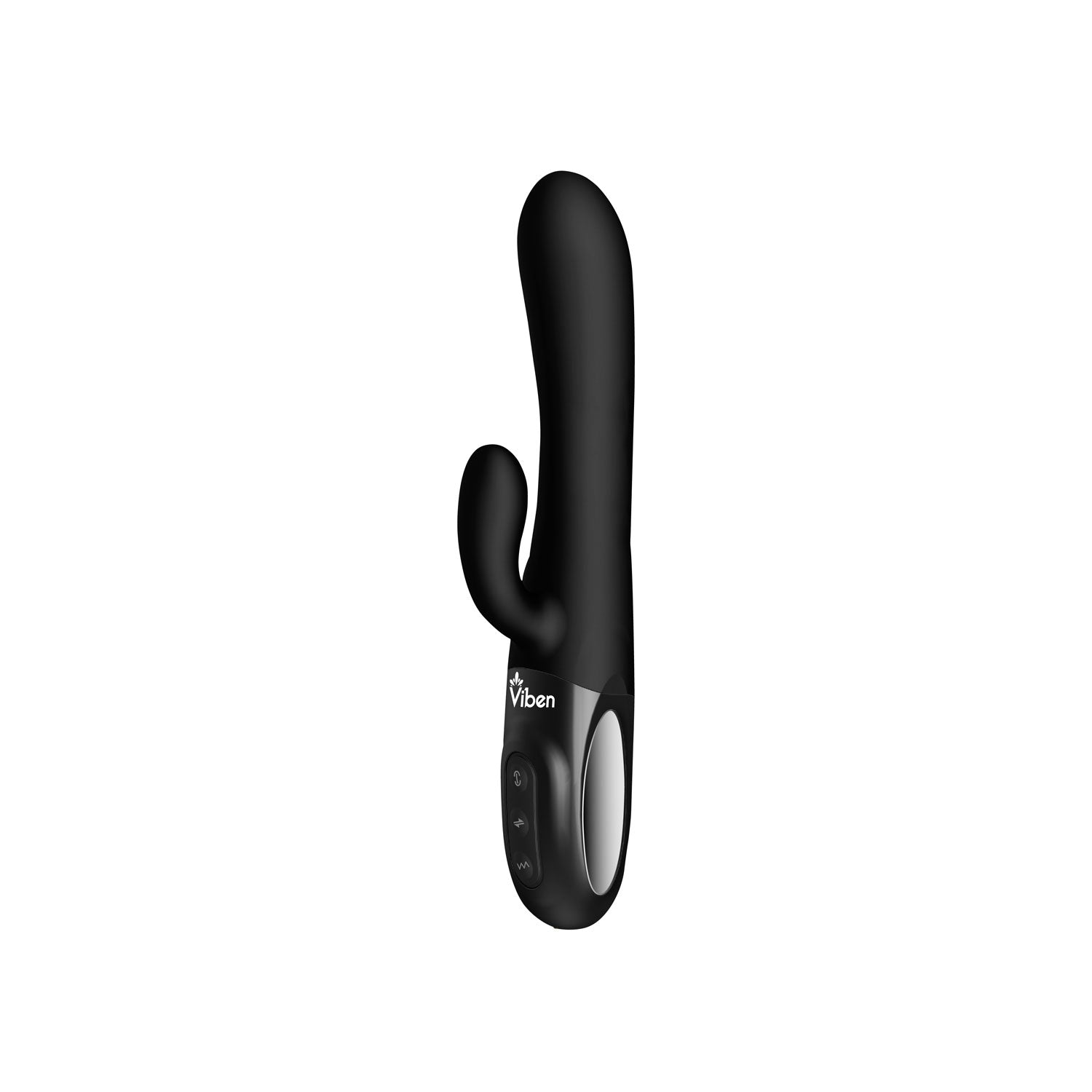 Hypnotic - Black - Thrusting Rabbit with Swinging Clitoral Stimulator | 850018691116 | Available at EroticWarehouse.com