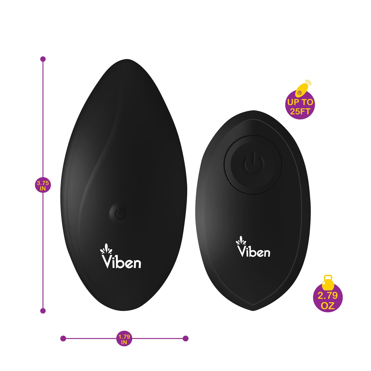 Racy - Remote Control 10 Function Panty Vibe - Black Vibe | 850018691079 | Available at EroticWarehouse.com