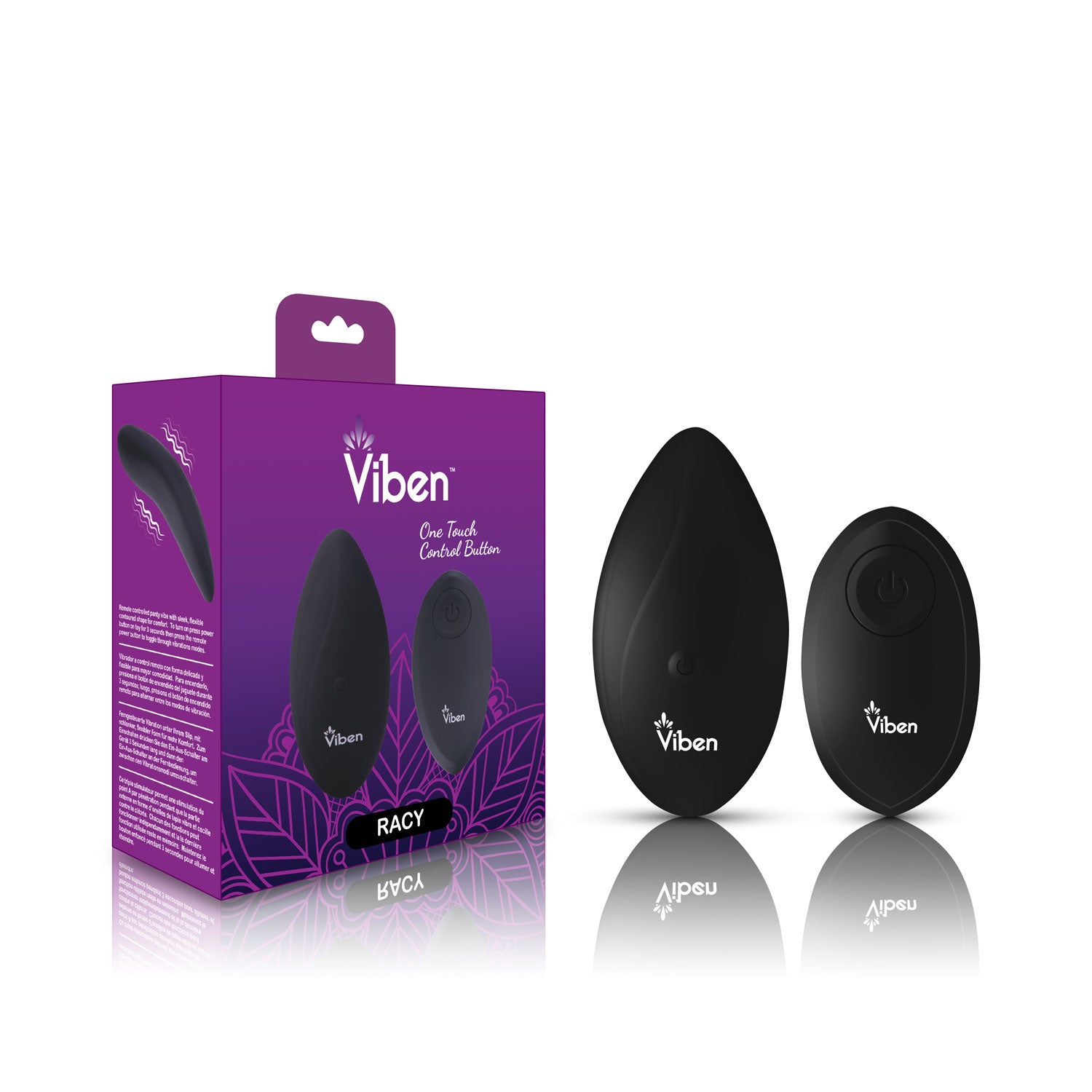 Racy - Remote Control 10 Function Panty Vibe - Black Vibe | 850018691079 | Available at EroticWarehouse.com