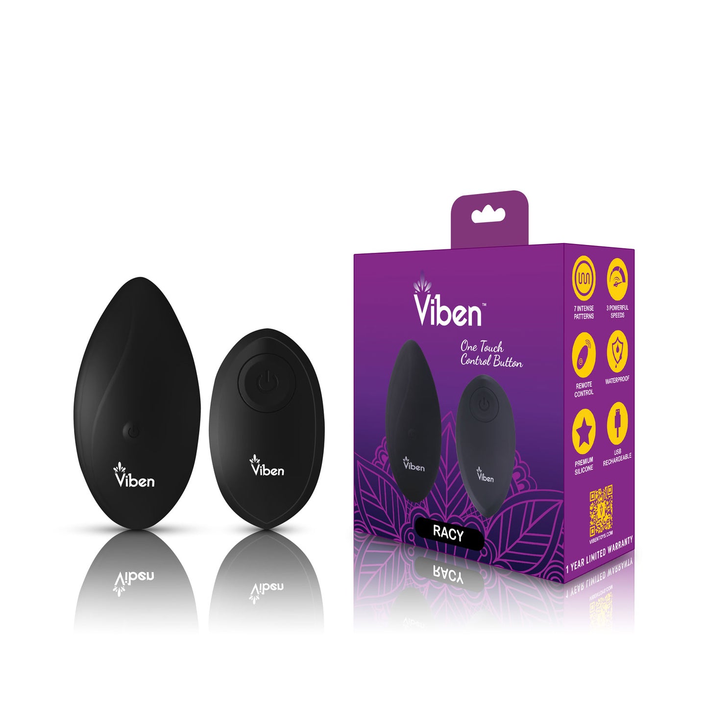 Racy - Remote Control 10 Function Panty Vibe - Black Vibe | 850018691079 | Available at EroticWarehouse.com
