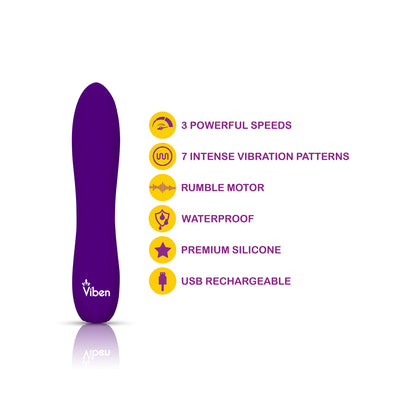 Vivacious - Violet - Intense 10-Function Bullet | 850018691055 | Available at EroticWarehouse.com