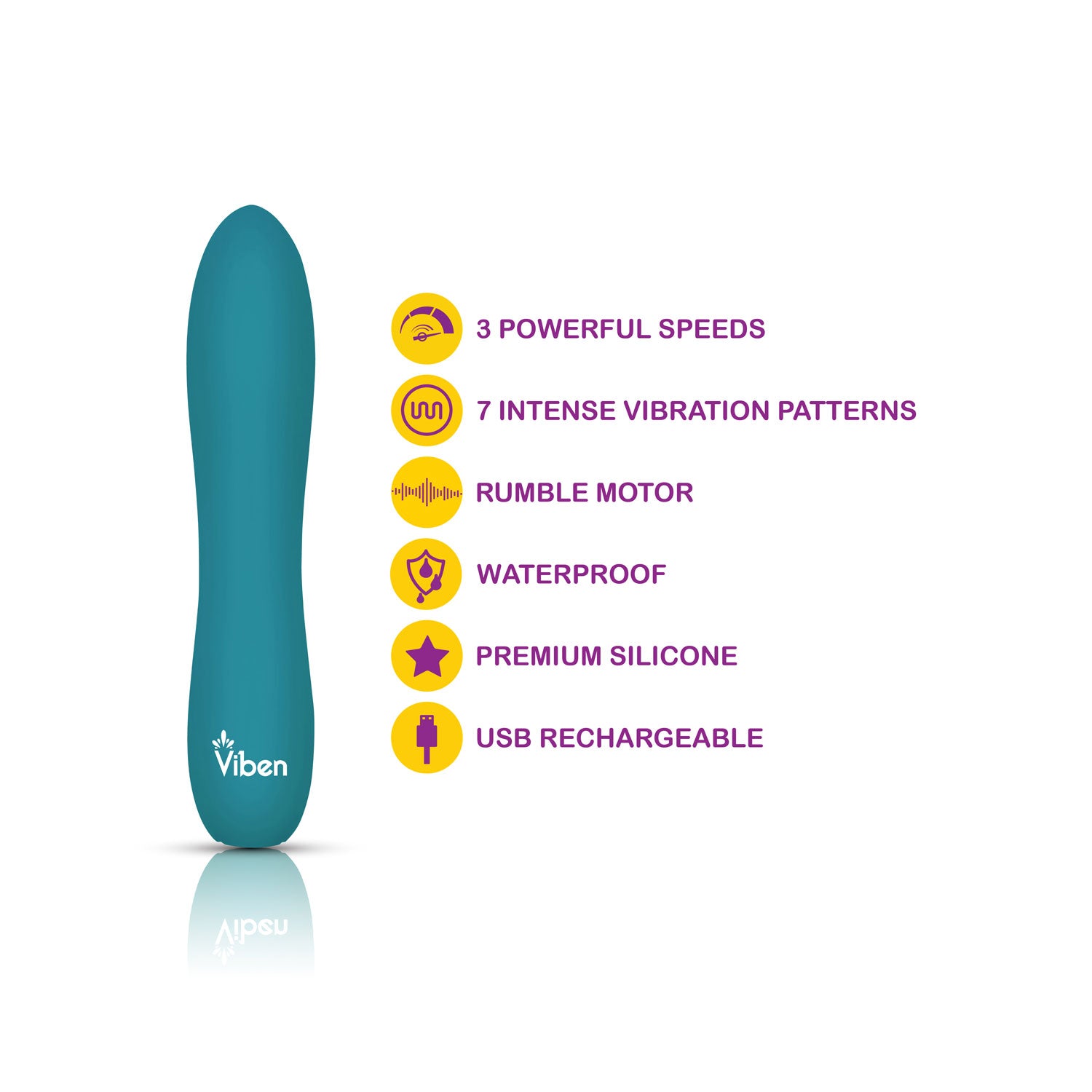 Vivacious - Ocean - Intense 10-Function Bullet | 850018691062 | Available at EroticWarehouse.com