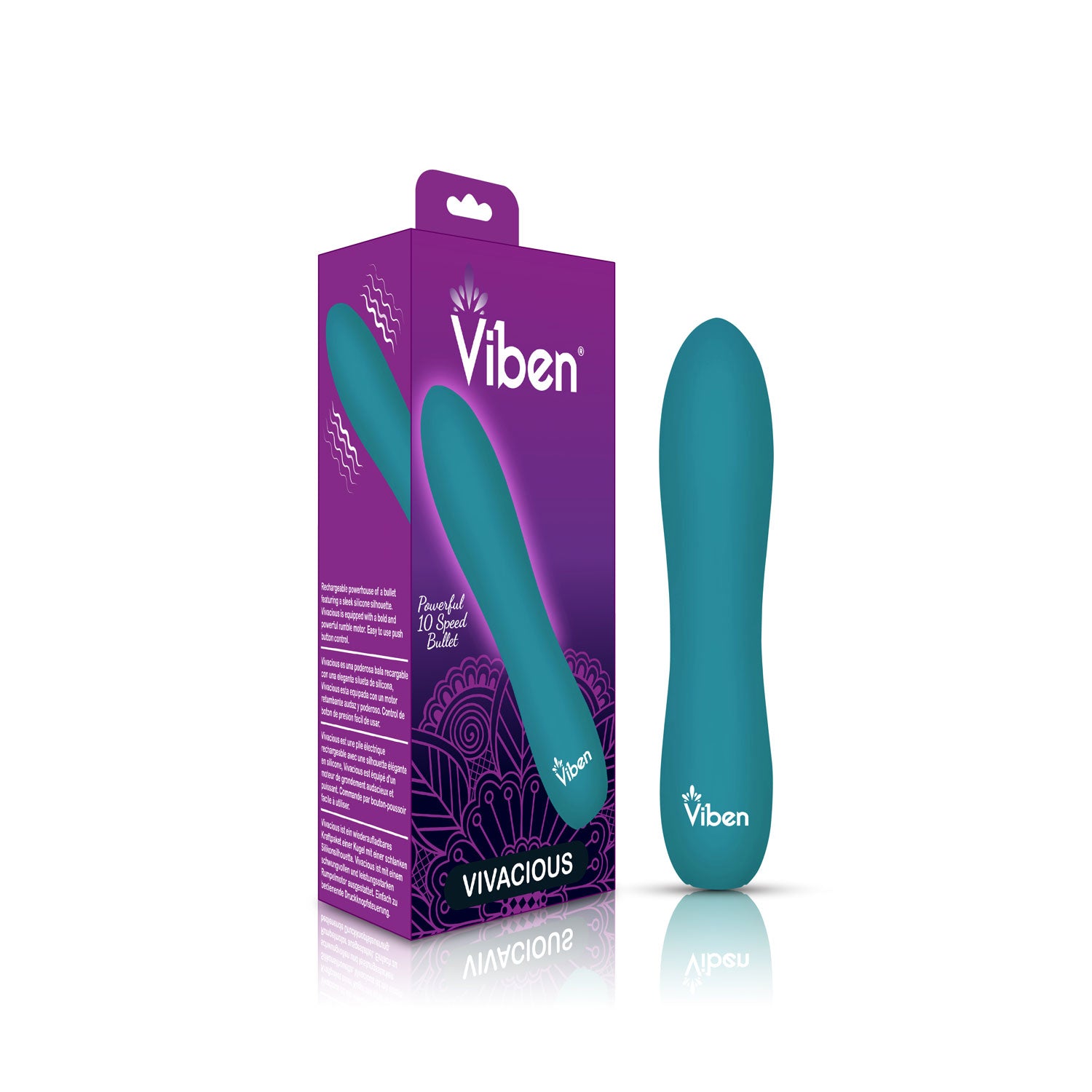 Vivacious - Ocean - Intense 10-Function Bullet | 850018691062 | Available at EroticWarehouse.com