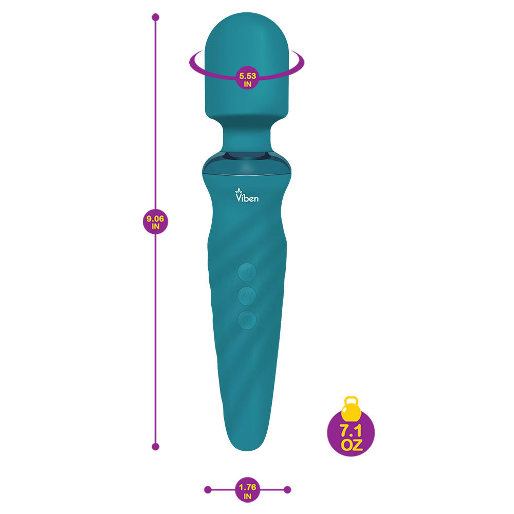 Fierce - Ocean - Intense Wand Massager | 810080750029 | Available at EroticWarehouse.com