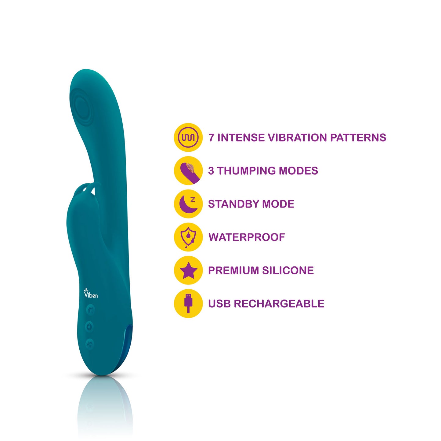 Razzle - Ocean - Rechargeable Thumping G-Spot Rabbit | 810080750050 | Available at EroticWarehouse.com