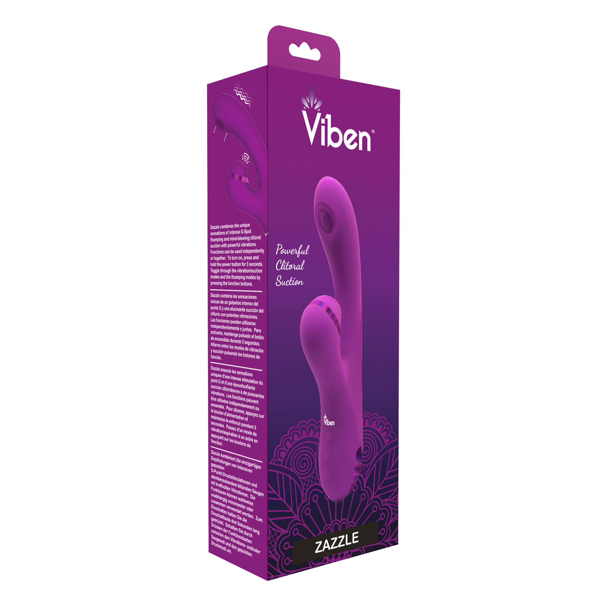 Zazzle - Berry - Rechargeable Thumping and Suction Rabbit | 810080750067 | Available at EroticWarehouse.com