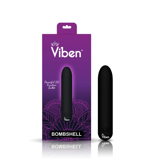 Bombshell - Black - Mighty Bullet | 810080750081 | Available at EroticWarehouse.com