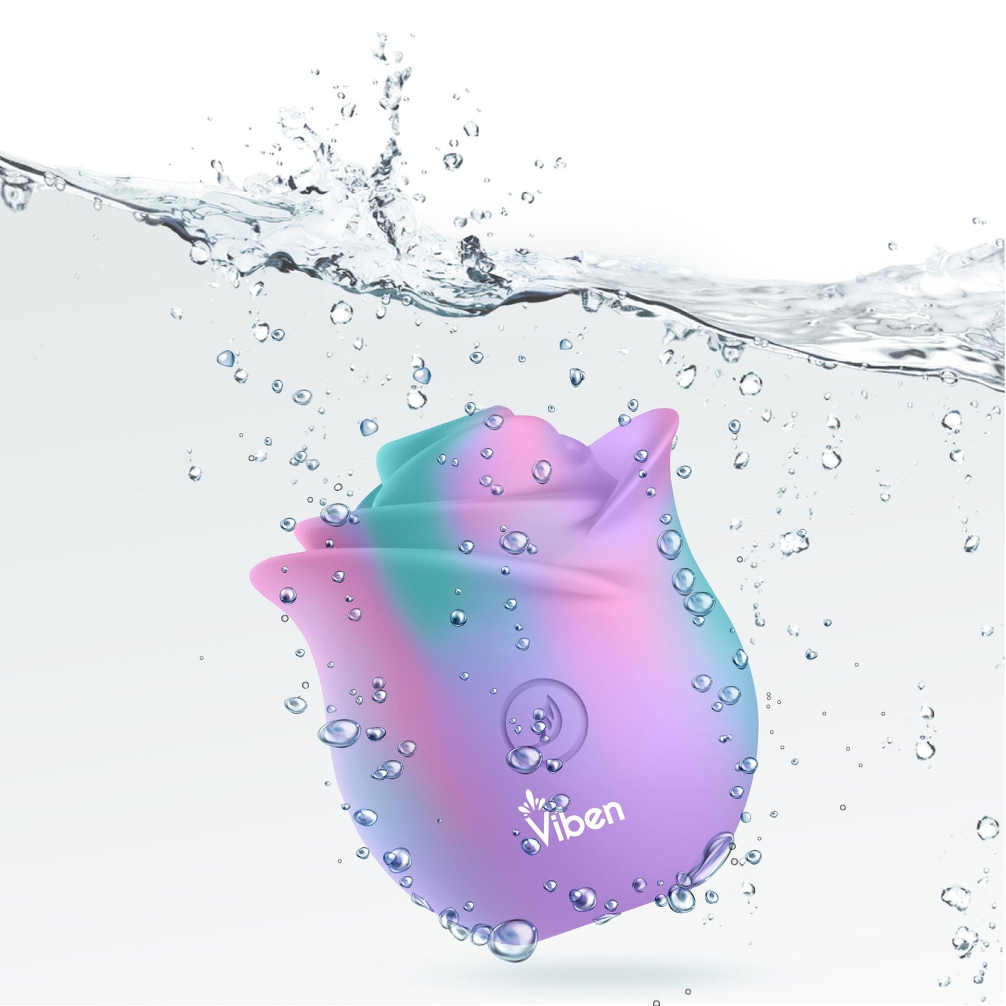 Zen Rose - Unicorn - Handheld Rose Clitoral and Nipple Stimulator | 810080750128 | Available at EroticWarehouse.com